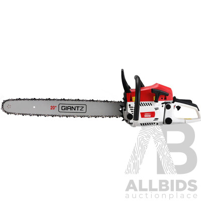 Giantz 62cc Two Stroke Petrol Chainsaw - New