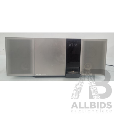 Panasonic Nfc Bluetooth Wireless Cd Micro System with Ipod/Iphone Dock - RRP: $299