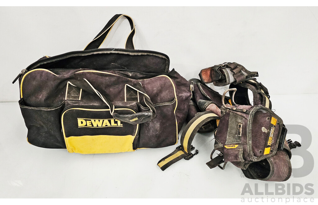 Dewalt Tool Bag & Utility Belt with Tools