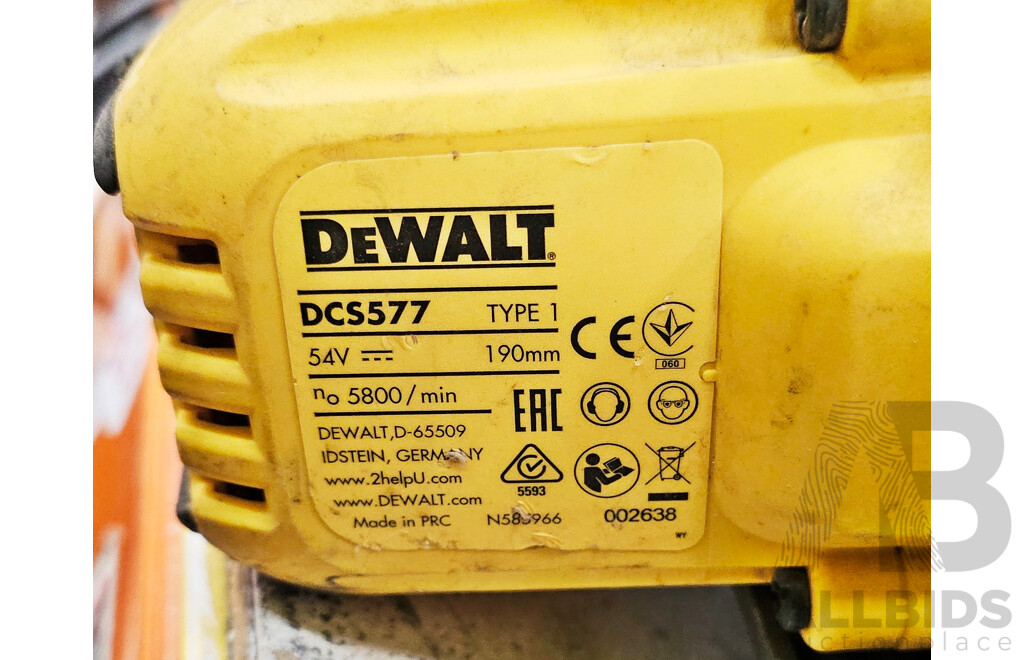 DeWalt (DCS577) Flexvolt Advantage Circular Saw