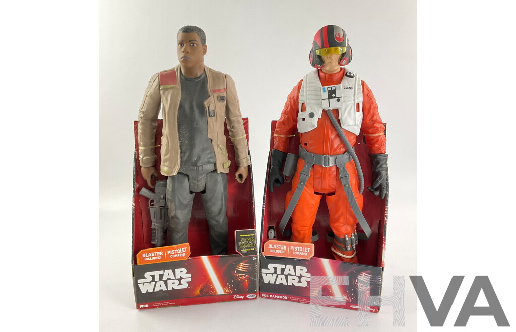 Jakks Star Wars Finna and Poe Damron Display Figures