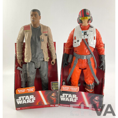 Jakks Star Wars Finna and Poe Damron Display Figures