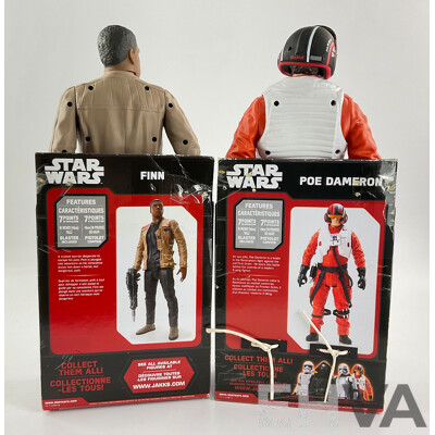 Jakks Star Wars Finna and Poe Damron Display Figures