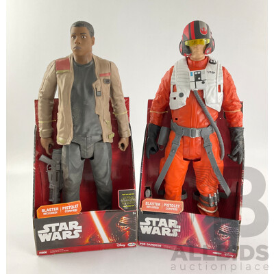Jakks Star Wars Finna and Poe Damron Display Figures