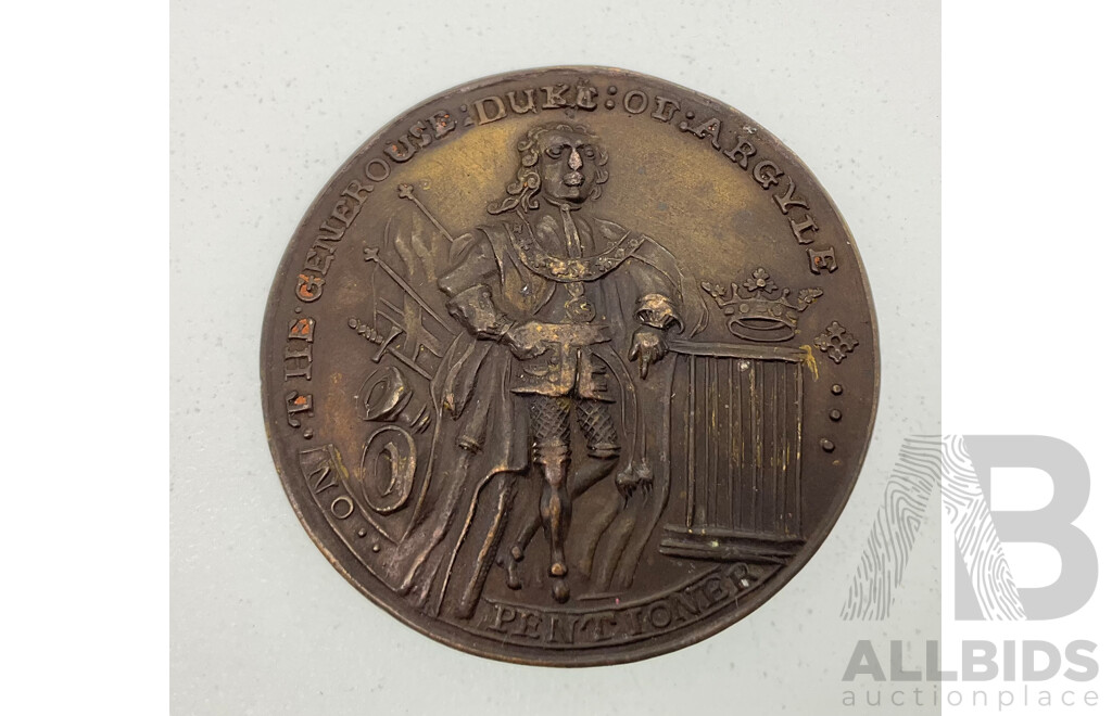 Great Britain Duke of Argyle No Excise Medal