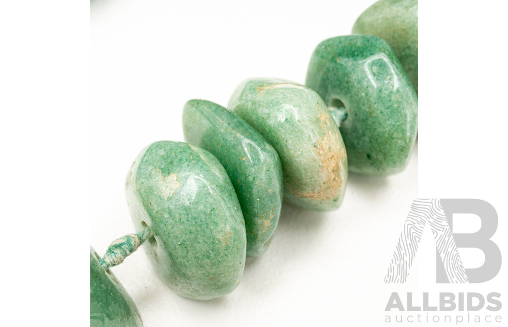 Nephrite Jade Necklace. Length - 73cms