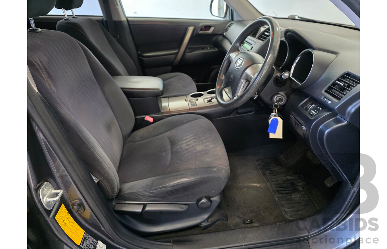 11/2007 Toyota Kluger KX-R (fwd) 5 SEAT GSU40R 4d Wagon Grey 3.5L