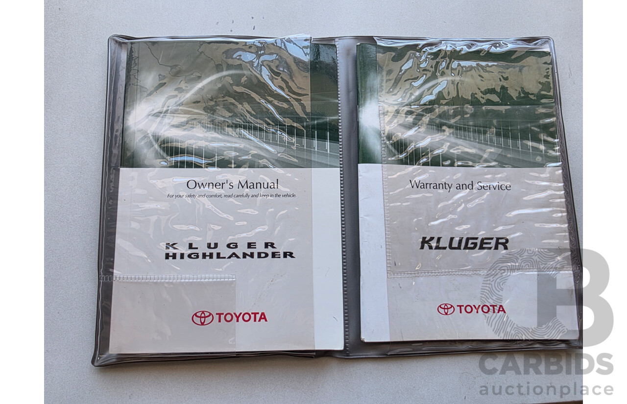 11/2007 Toyota Kluger KX-R (fwd) 5 SEAT GSU40R 4d Wagon Grey 3.5L