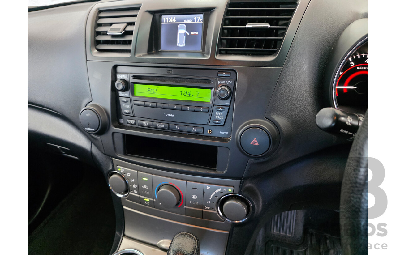 11/2007 Toyota Kluger KX-R (fwd) 5 SEAT GSU40R 4d Wagon Grey 3.5L