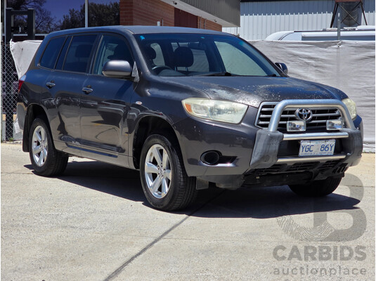 11/2007 Toyota Kluger KX-R (fwd) 5 SEAT GSU40R 4d Wagon Grey 3.5L