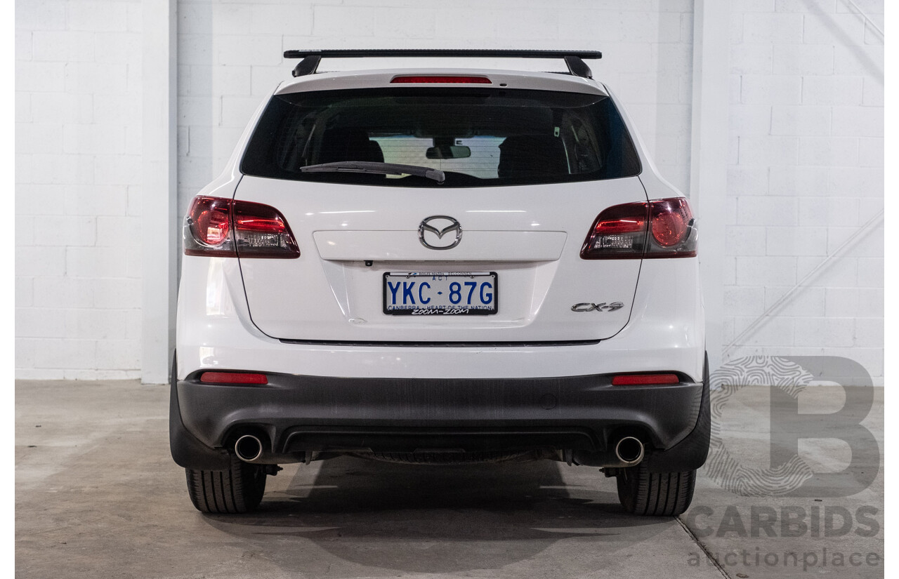 7/2014 Mazda CX-9 Classic (FWD) MY14 4d Wagon Crystal White Pearl V6 3.7L