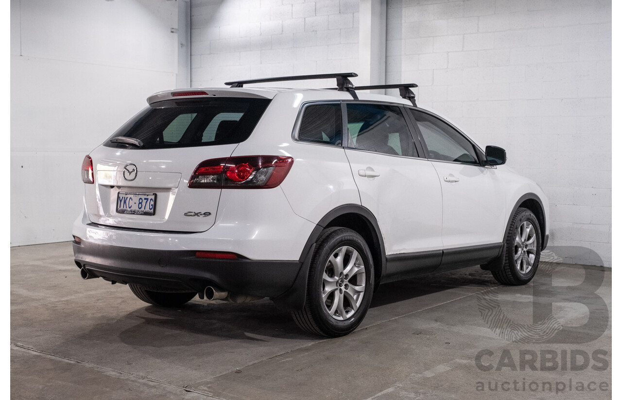 7/2014 Mazda CX-9 Classic (FWD) MY14 4d Wagon Crystal White Pearl V6 3.7L