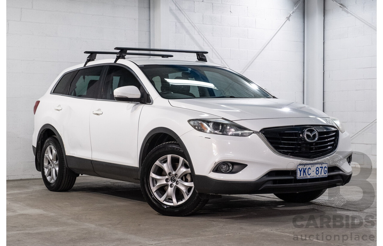 7/2014 Mazda CX-9 Classic (FWD) MY14 4d Wagon Crystal White Pearl V6 3.7L