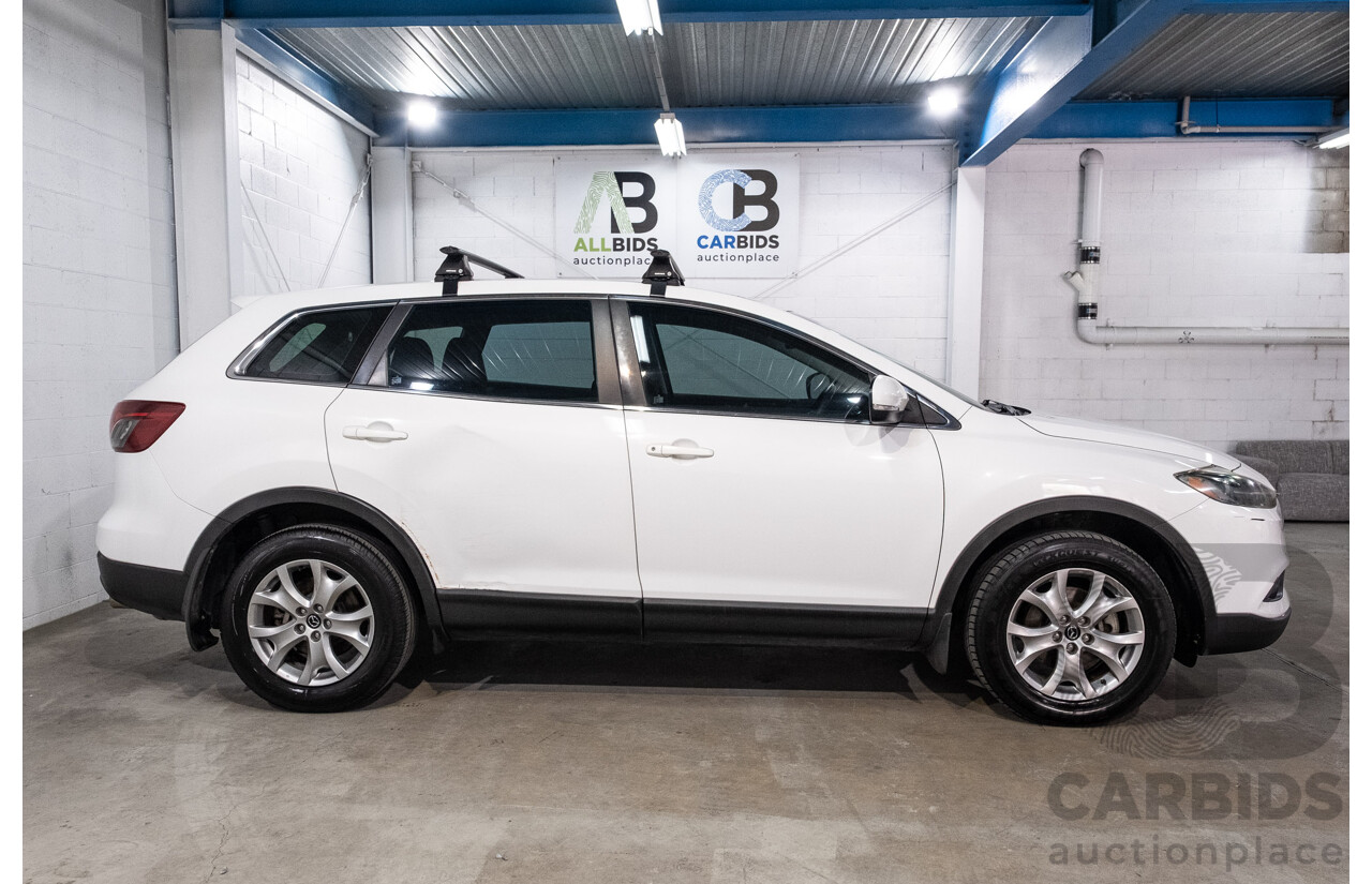 7/2014 Mazda CX-9 Classic (FWD) MY14 4d Wagon Crystal White Pearl V6 3.7L