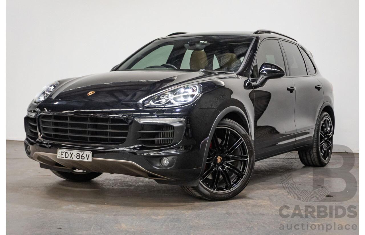 11/2014 Porsche Cayenne S (AWD) Series 2 92A MY15 4d Wagon Deep Black Metallic Turbo V6 3.6L