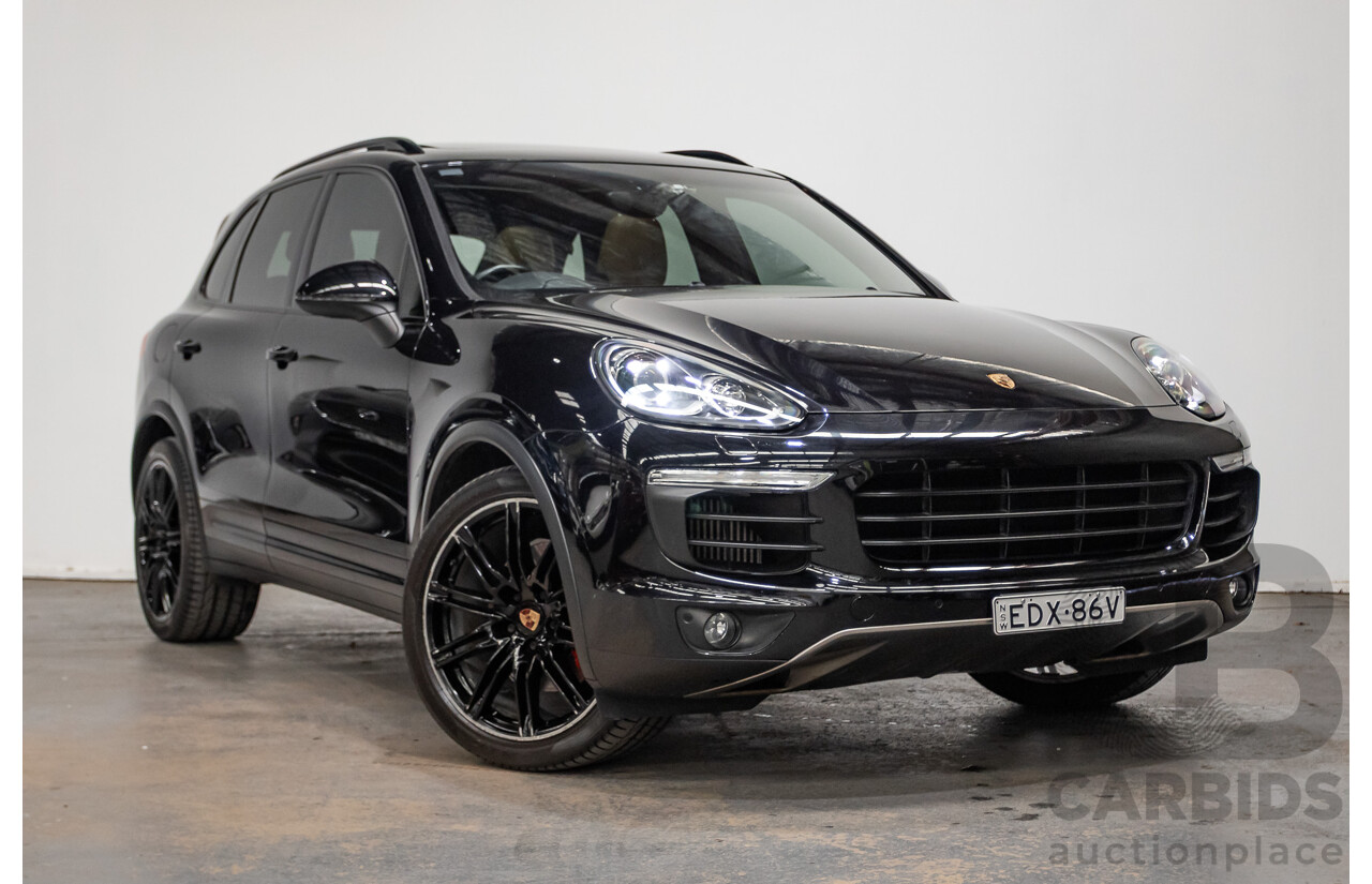11/2014 Porsche Cayenne S (AWD) Series 2 92A MY15 4d Wagon Deep Black Metallic Turbo V6 3.6L