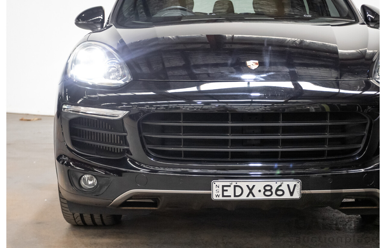 11/2014 Porsche Cayenne S (AWD) Series 2 92A MY15 4d Wagon Deep Black Metallic Turbo V6 3.6L