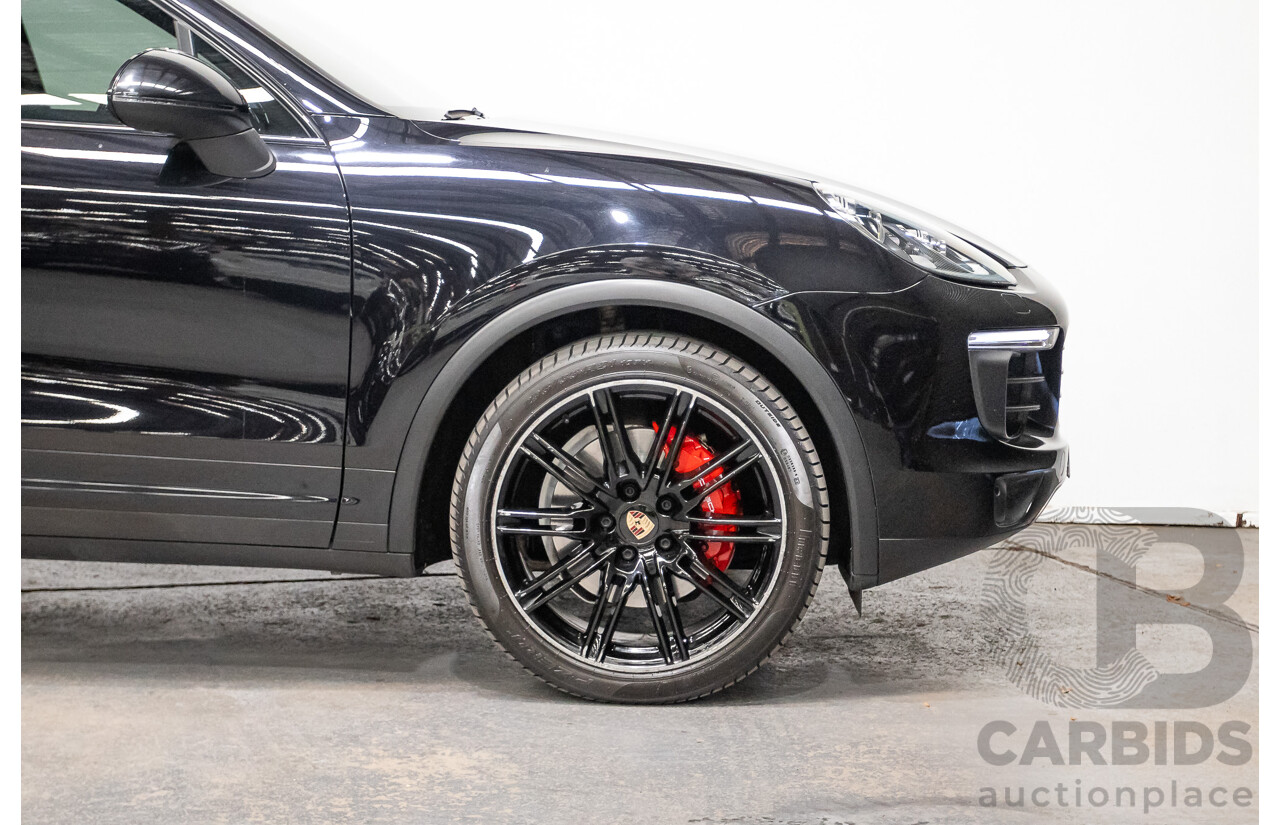 11/2014 Porsche Cayenne S (AWD) Series 2 92A MY15 4d Wagon Deep Black Metallic Turbo V6 3.6L