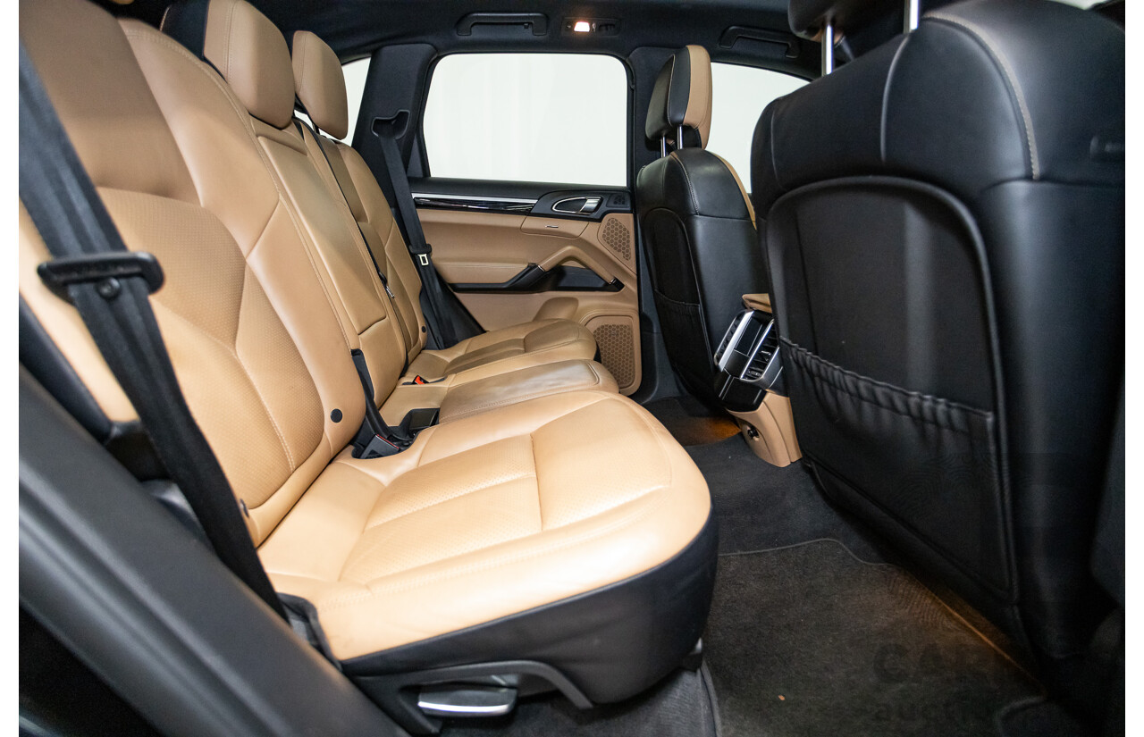 11/2014 Porsche Cayenne S (AWD) Series 2 92A MY15 4d Wagon Deep Black Metallic Turbo V6 3.6L