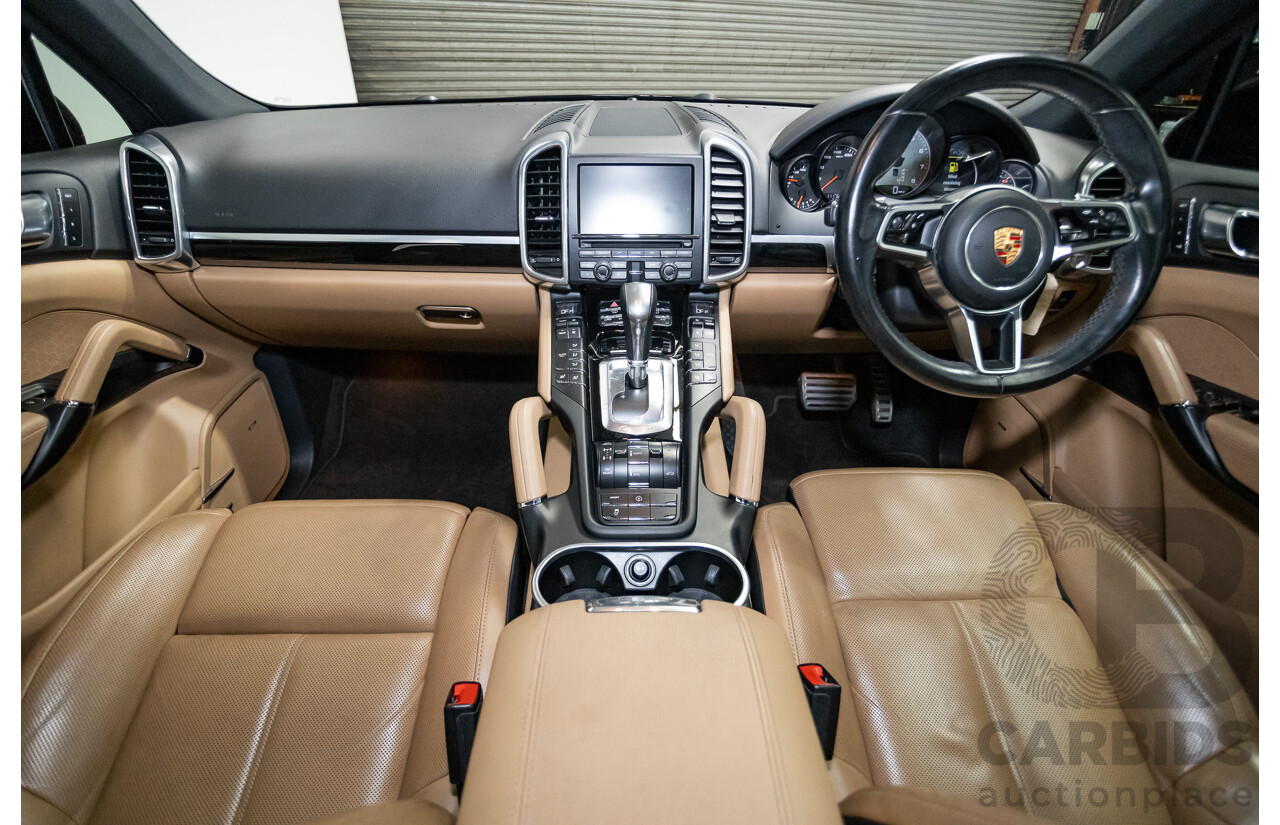 11/2014 Porsche Cayenne S (AWD) Series 2 92A MY15 4d Wagon Deep Black Metallic Turbo V6 3.6L