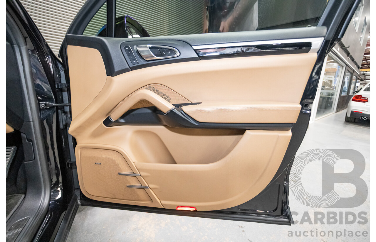 11/2014 Porsche Cayenne S (AWD) Series 2 92A MY15 4d Wagon Deep Black Metallic Turbo V6 3.6L