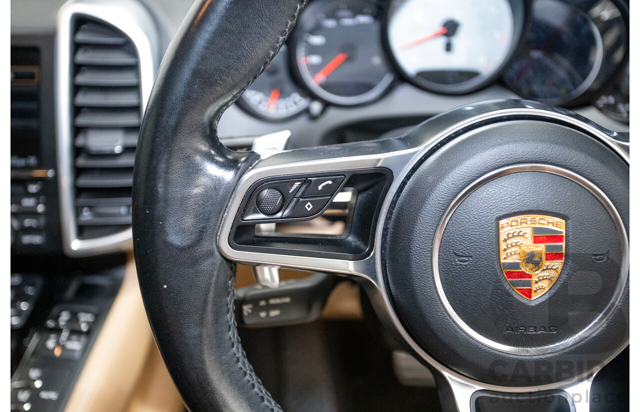 11/2014 Porsche Cayenne S (AWD) Series 2 92A MY15 4d Wagon Deep Black Metallic Turbo V6 3.6L