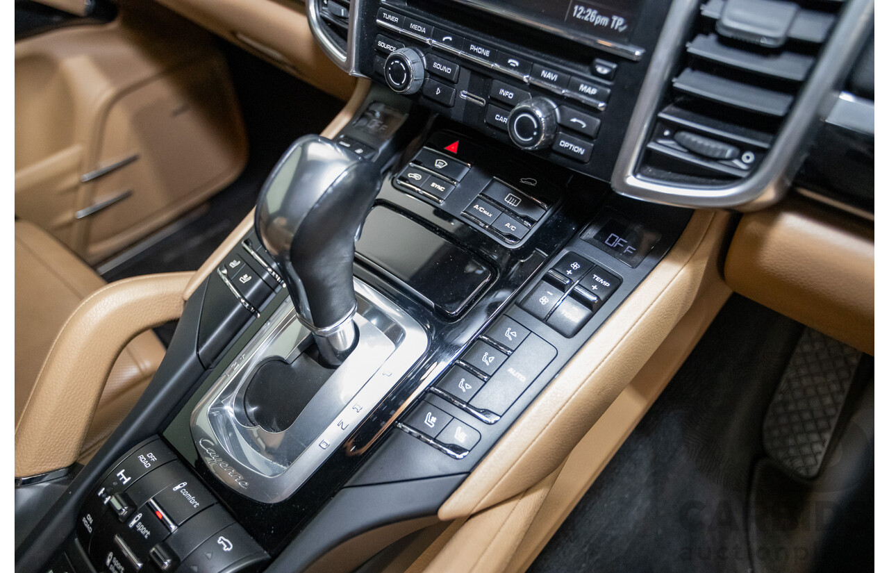 11/2014 Porsche Cayenne S (AWD) Series 2 92A MY15 4d Wagon Deep Black Metallic Turbo V6 3.6L