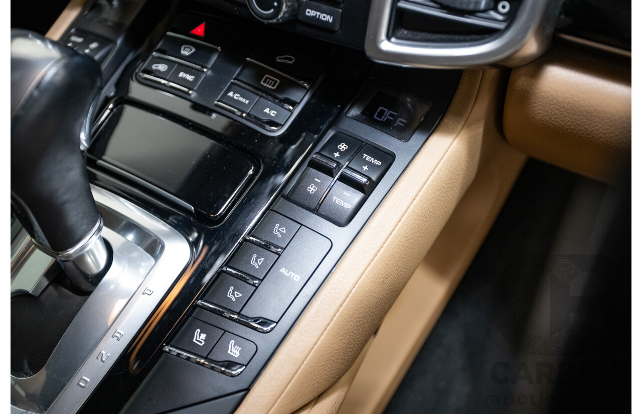 11/2014 Porsche Cayenne S (AWD) Series 2 92A MY15 4d Wagon Deep Black Metallic Turbo V6 3.6L