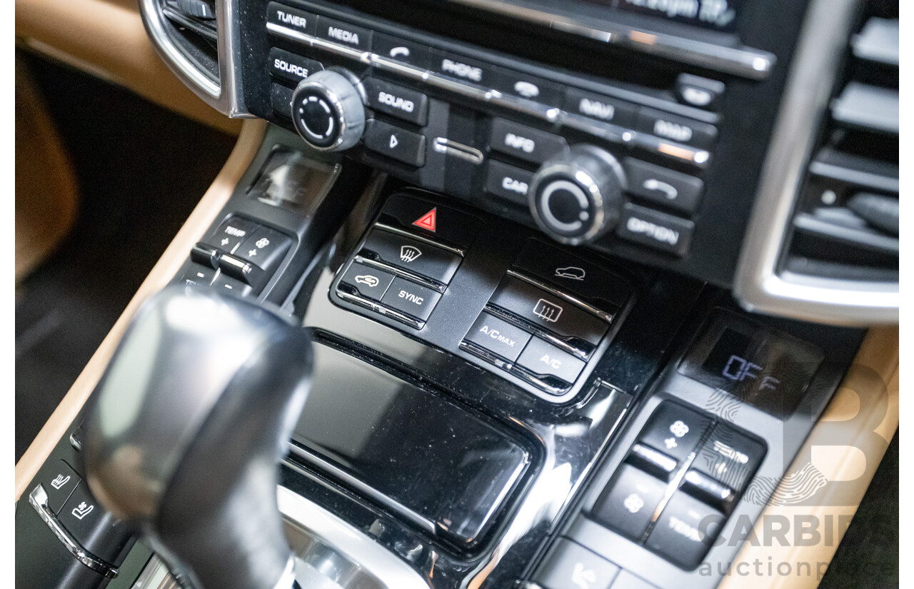 11/2014 Porsche Cayenne S (AWD) Series 2 92A MY15 4d Wagon Deep Black Metallic Turbo V6 3.6L