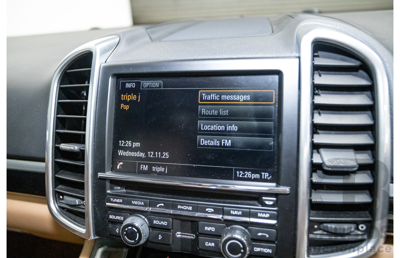 11/2014 Porsche Cayenne S (AWD) Series 2 92A MY15 4d Wagon Deep Black Metallic Turbo V6 3.6L