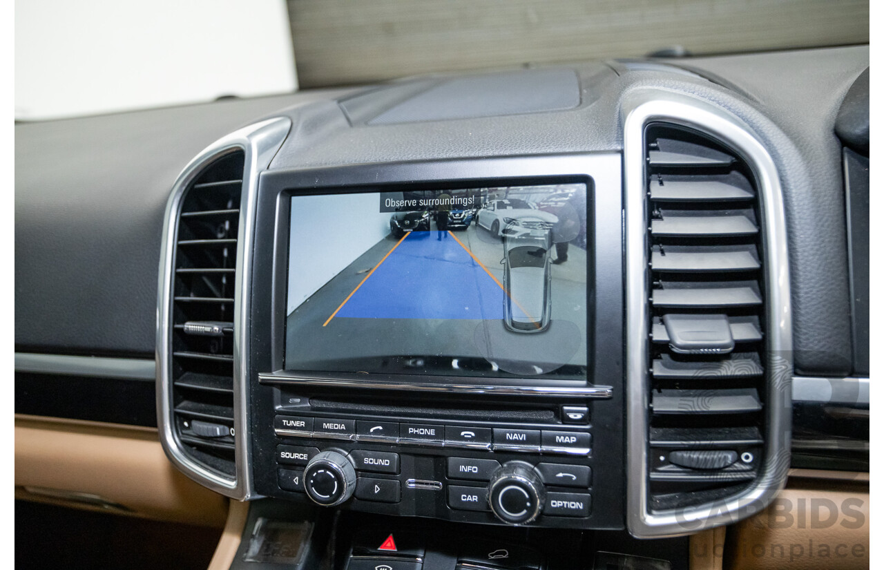 11/2014 Porsche Cayenne S (AWD) Series 2 92A MY15 4d Wagon Deep Black Metallic Turbo V6 3.6L