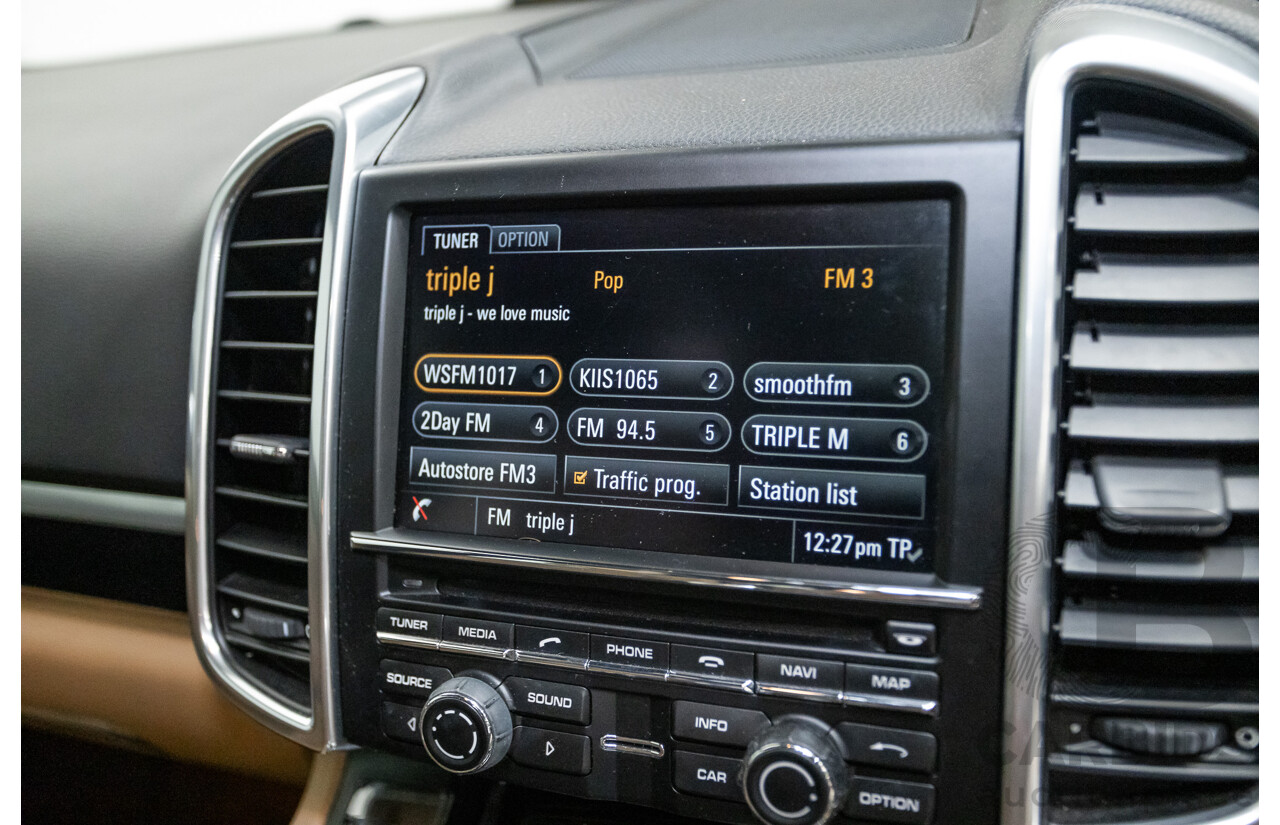 11/2014 Porsche Cayenne S (AWD) Series 2 92A MY15 4d Wagon Deep Black Metallic Turbo V6 3.6L