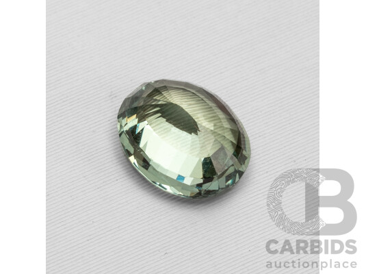 1.35ct High Quality Oval Cut Green Chrysoberyl