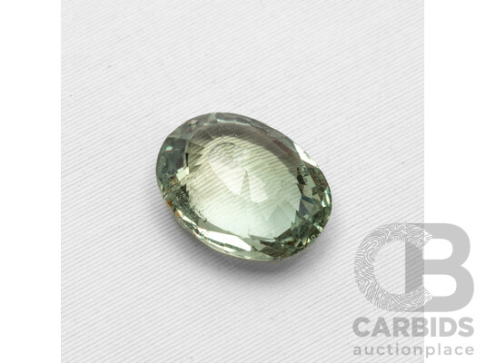 1.10ct High Quality Oval Cut Green Chrysoberyl