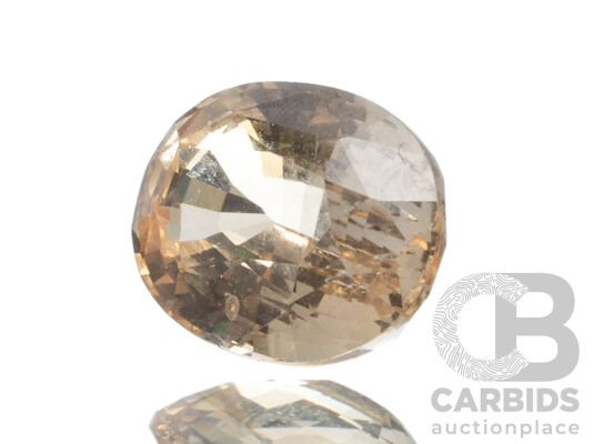 Oval Cut Peach Sapphire - 2.60cts