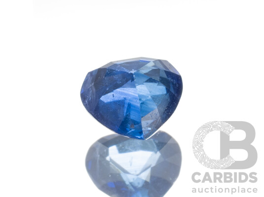 Heart Cut Royal Blue Sapphire - 0.50cts