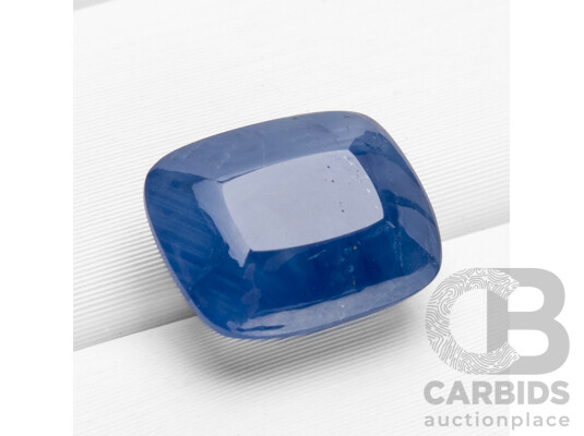 Emerald Cut Sugar Loaf Blue Sapphire - 3.55cts