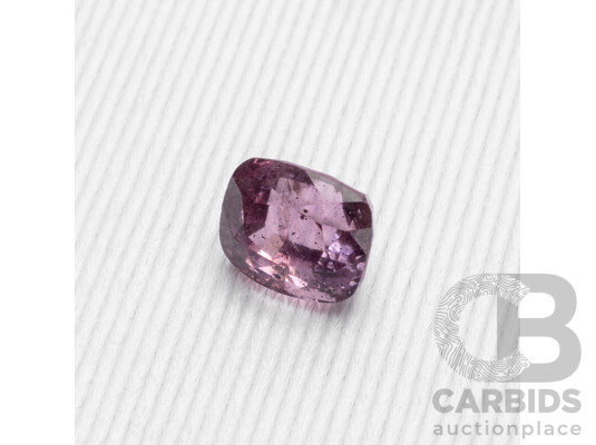 Mixed Cushion Cut Purple Spinel with Gem Report - 3.53cts