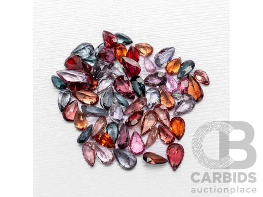 1662717 · 20cts of Mixed Colour, Pear Cut Spinel Parcel