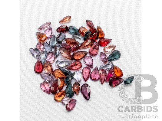20cts of Mixed Colour, Pear Cut Spinel Parcel