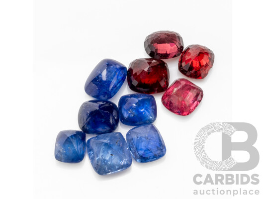 1662692 · Collection of (6) Sapphires & (4) Spinels - 13.10cts