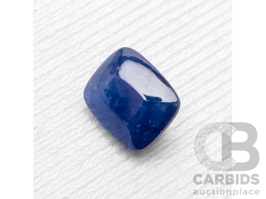 2.25ct Elongated Cushion Cut Sugar Loaf Blue Sapphire