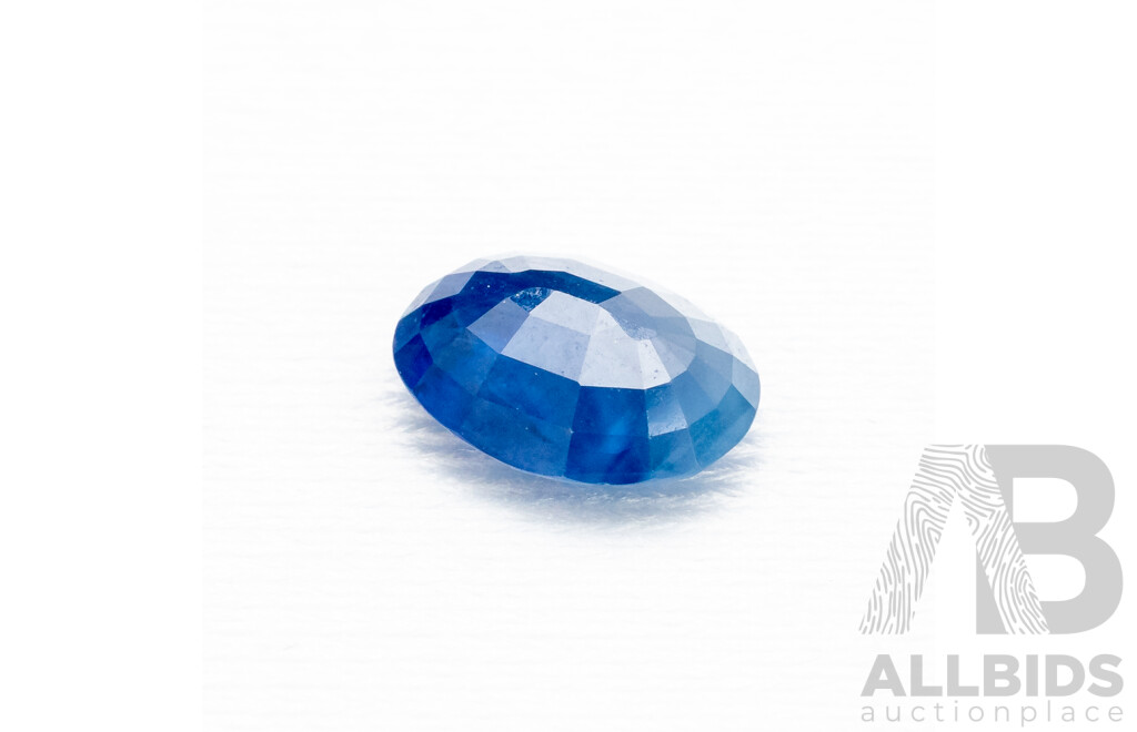 3.1ct Oval Royal Blue Sapphire