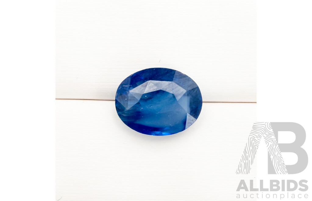 3.1ct Oval Royal Blue Sapphire