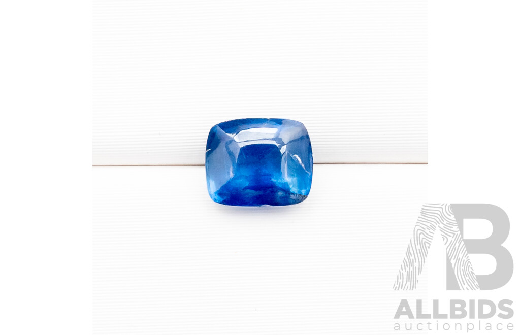 0.8ct Sugar Loaf Cut Blue Sapphire