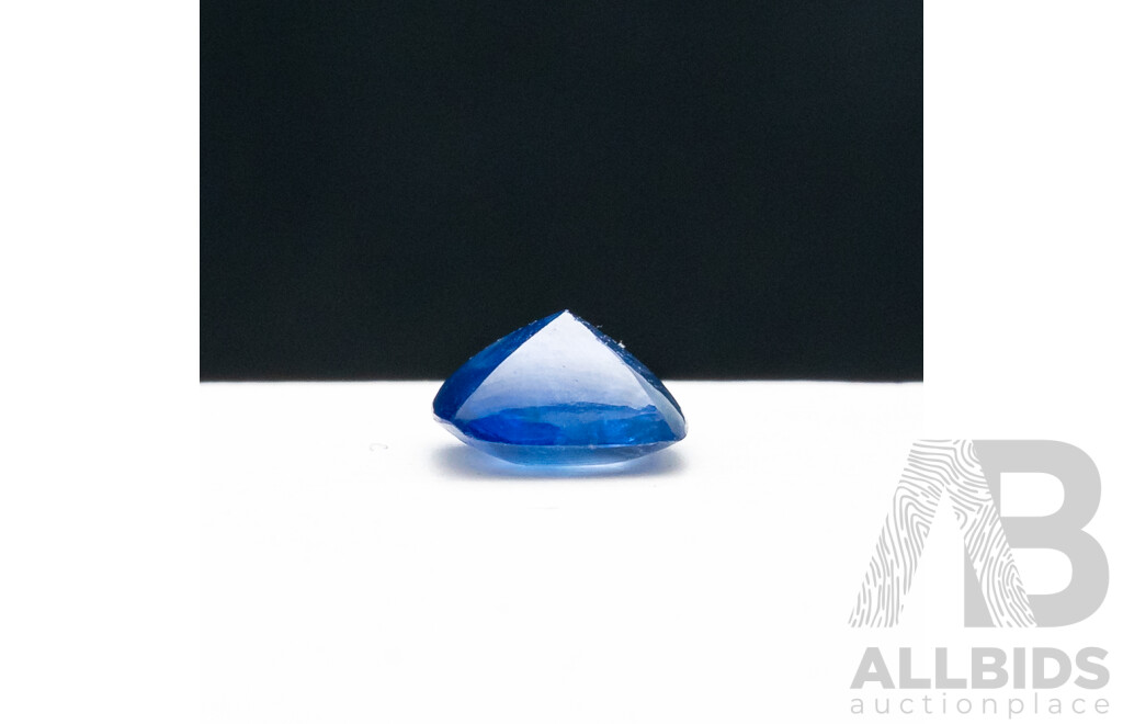 0.8ct Sugar Loaf Cut Blue Sapphire