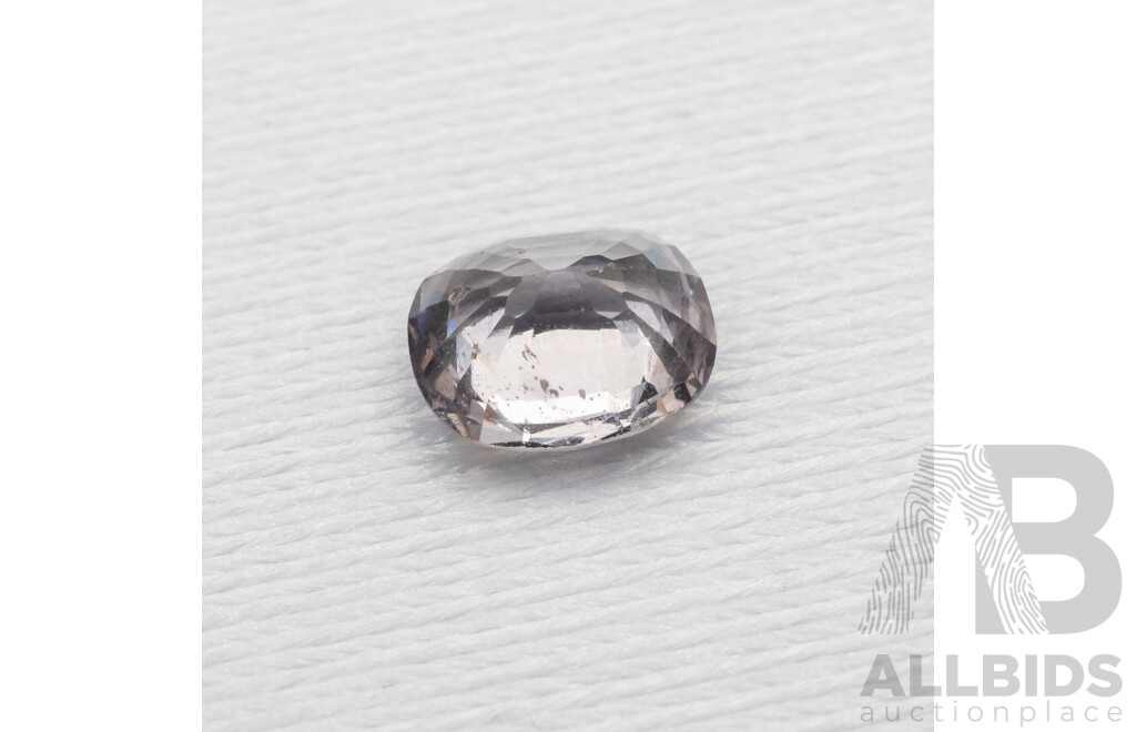 1.2ct Cushion Cut Grey Spinel