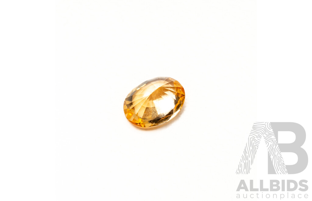 Oval Cut Peach Sapphire - 1.15cts