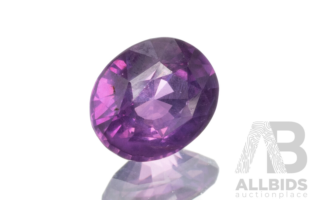 Oval Cut Fuchsia Pink Sapphire - 1.56cts