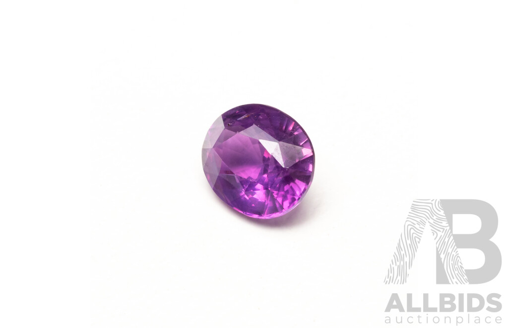 Oval Cut Fuchsia Pink Sapphire - 1.56cts